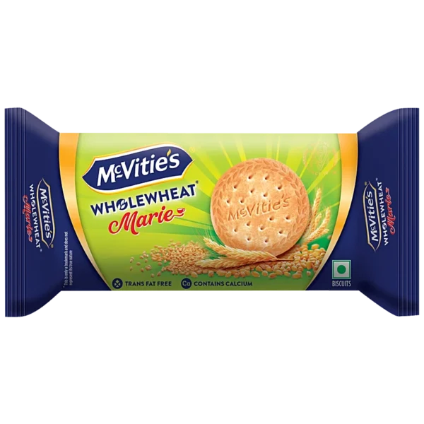 McVities Mcvitie's Wholewheat Marie Biscuits With Goodness Of Calcium 195G Pack Of 8