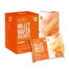 SKYROOTS Millet Wafer Biscuit 420G Crispy And Crunchy Anytime Munching Orange