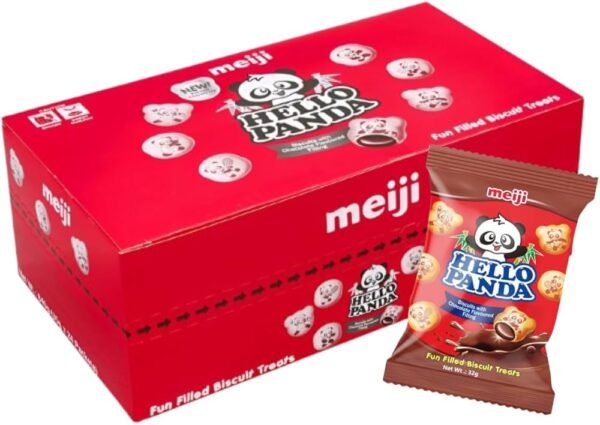 Meiji Hello Panda Chocolate Biscuits 24 Packets Box Chocolate 840 g