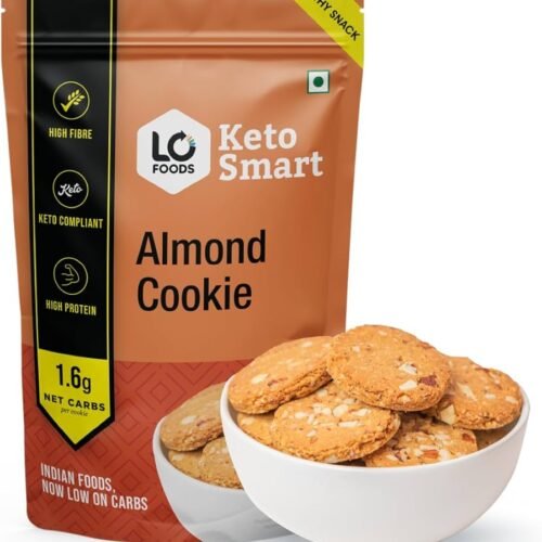Lo! Foods Almond Keto Cookies Stevia Sweetened Sugar Free Keto Cookies Authentic Flavor And Taste Keto Biscuits