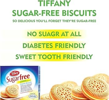 Tiffany Biscuit Sugar Free Lemon 162g
