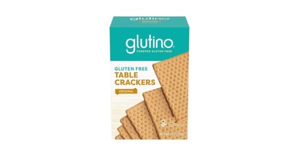 Gluten Free by Glutino Table Crackers Premium Squares Original