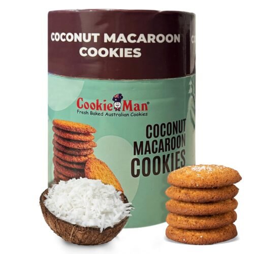 71tQLlMbRlL CookieMan Premium Coconut Cookies 200G Soft Delicious Coconut Biscuits Ideal For Gifting Enjoying Anytime
