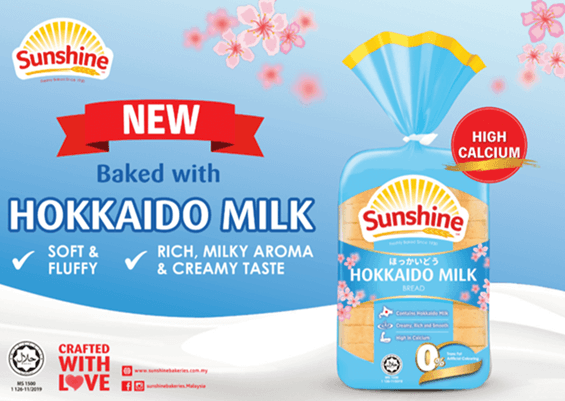 SUNSHINE HOKKAIDO MILK BREAD 300G
